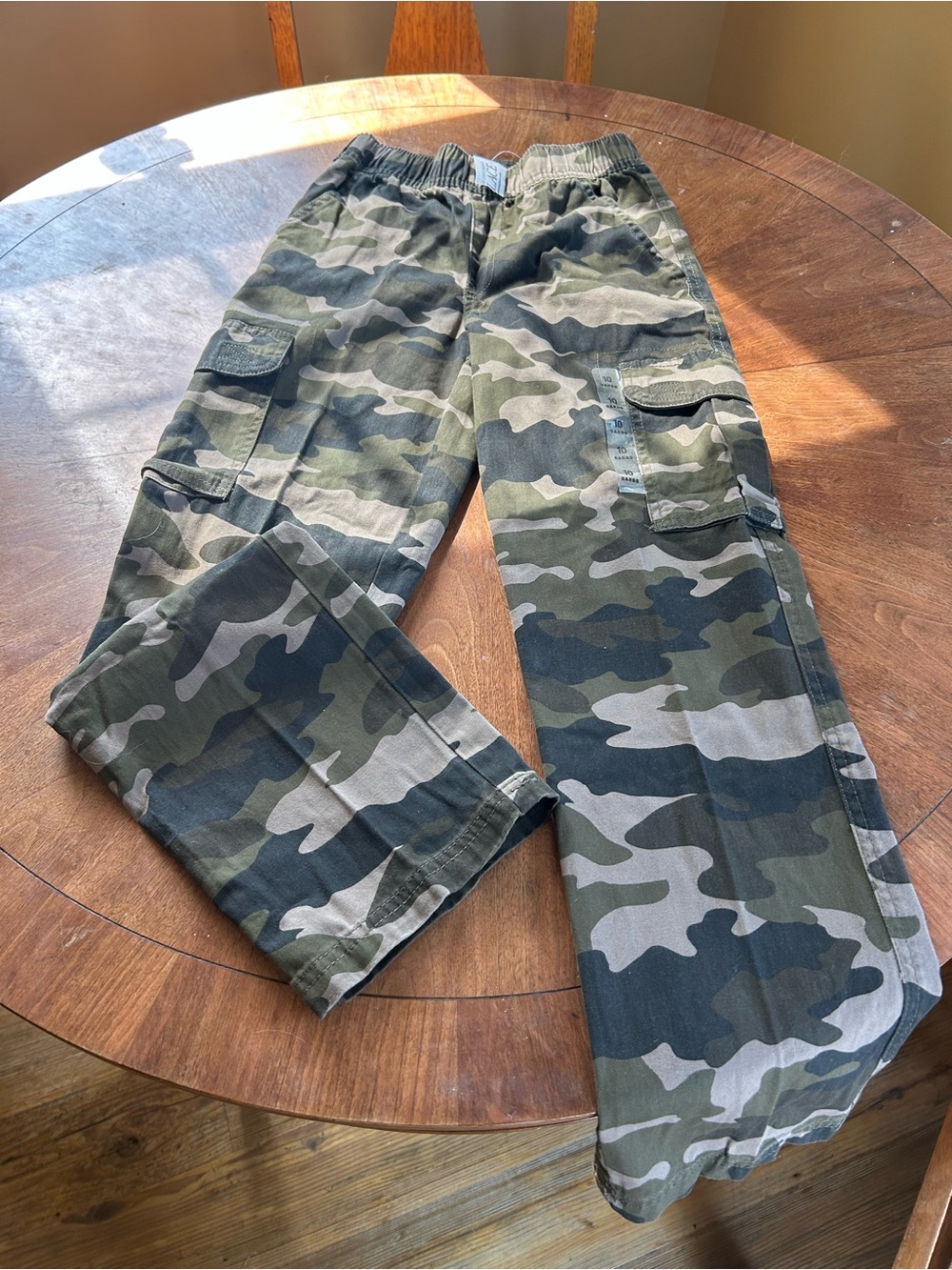 Big boys camo cargo style pants NWT